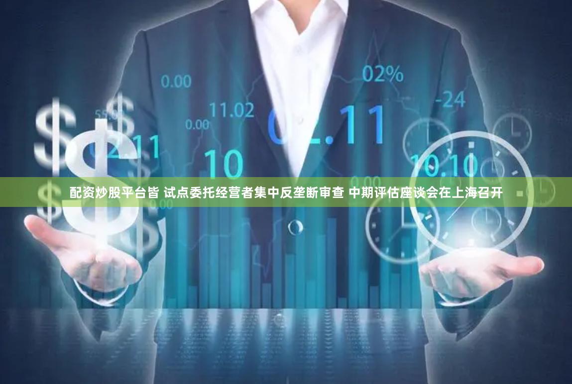 配资炒股平台皆 试点委托经营者集中反垄断审查 中期评估座谈会在上海召开