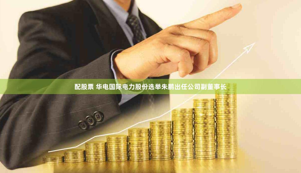 配股票 华电国际电力股份选举朱鹏出任公司副董事长