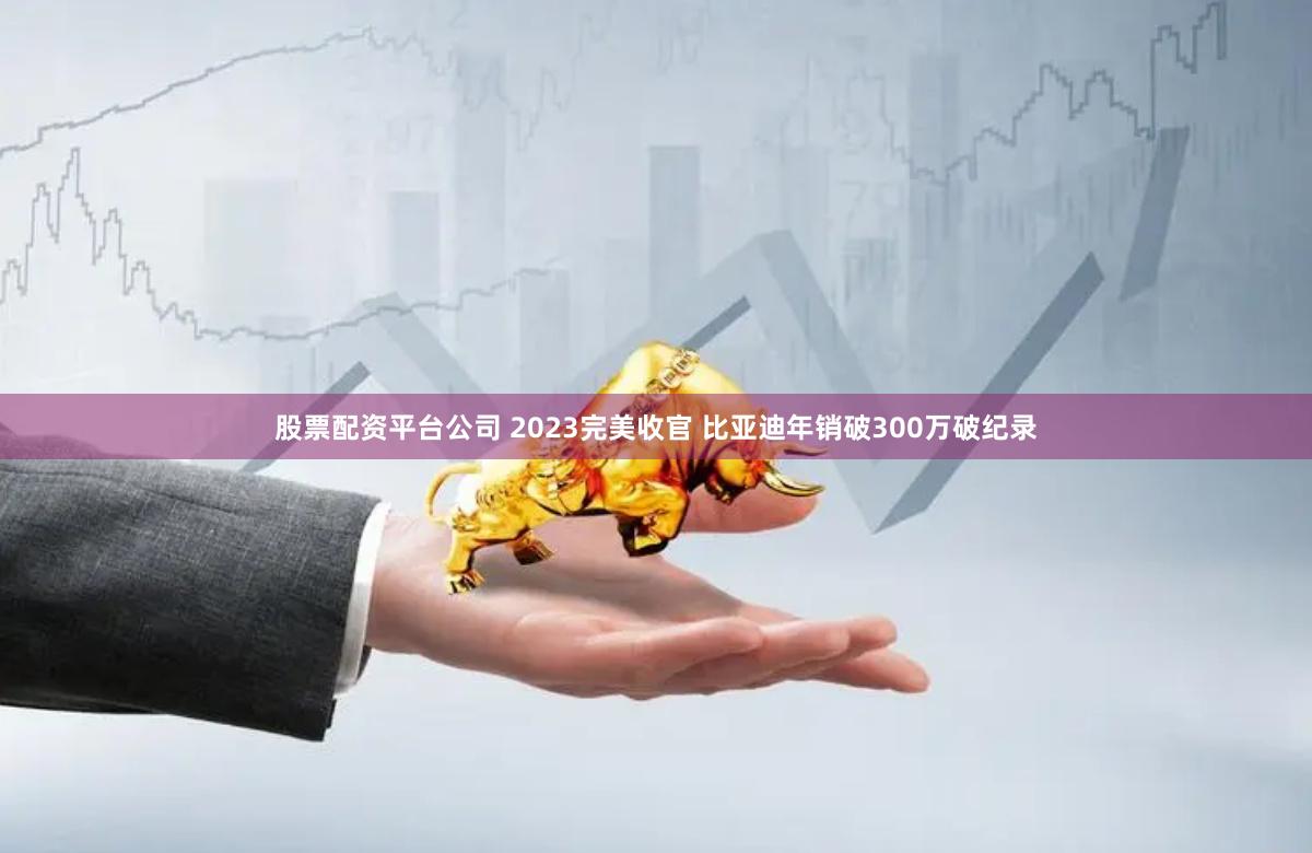 股票配资平台公司 2023完美收官 比亚迪年销破300万破纪录